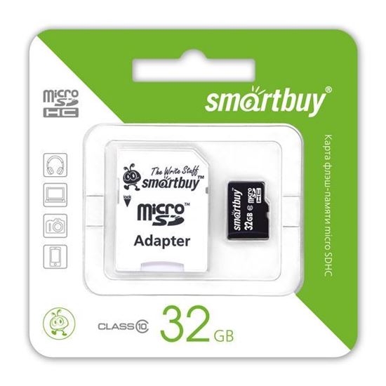 Изображение Micro SD Smart Buy 32GB( с адаптером SD)
