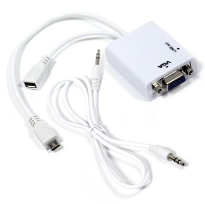 Изображение Переходник MHL Micro USB to VGA + Audio Adapter