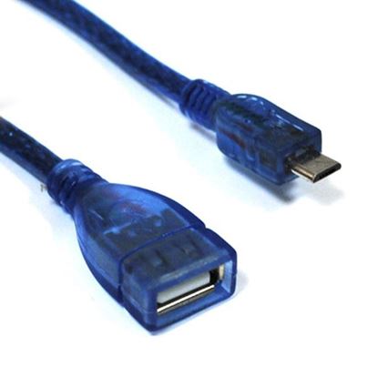 Изображение Кабель OTG - Micro USB синий
