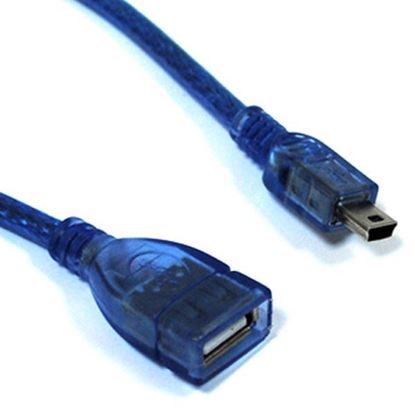Изображение Кабель OTG - Mini USB синий