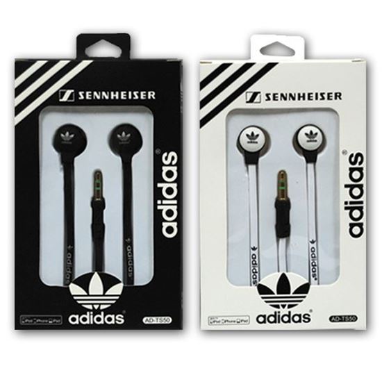 Изображение Наушники вакуумные Adidas AD-TS50 (MP3, CD, iPod, iPhone, iPad) в коробке белые