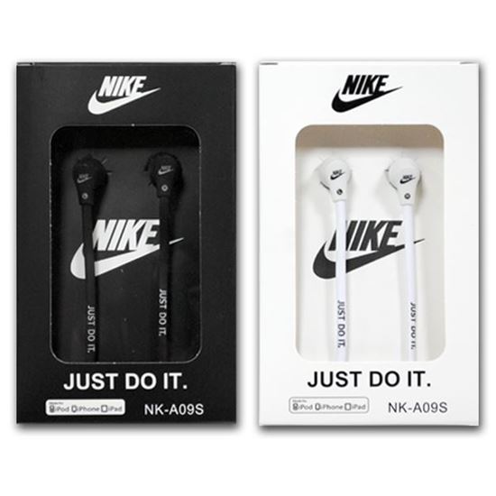 Изображение Наушники вакуумные Nike NK-A09S (MP3, CD, iPod, iPhone, iPad) в коробке белые