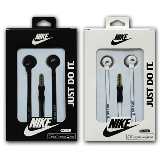 Изображение Наушники вакуумные Nike NK-TS51 (MP3, CD, iPod, iPhone, iPad) в коробке чёрные