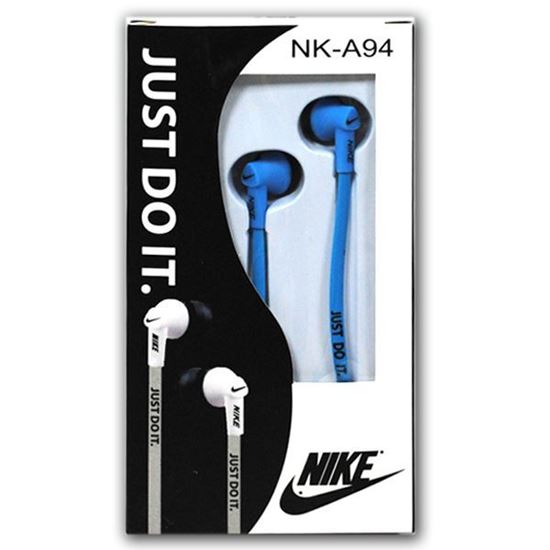 Изображение Наушники вакуумные Nike NK-А94 (MP3, CD, iPod, iPhone, iPad) в коробке голубые