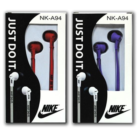 Изображение Наушники вакуумные Nike NK-А94 (MP3, CD, iPod, iPhone, iPad) в коробке красные