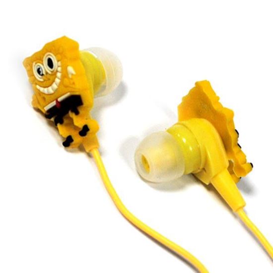 Изображение Нaушники вакуумные для MP3 в маленькой коробочке Spanch-Bob