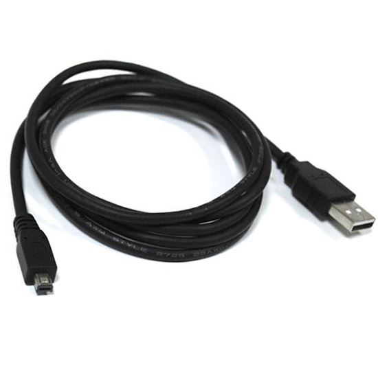 Изображение Кабель USB - Mini USB выход (4 pin) K-615 1,5 метра чёрный