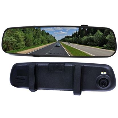 Изображение Видеорегистратор в зеркале заднего вида D7 (1 камера 1920x1080P, LCD 2,7") слот microSD