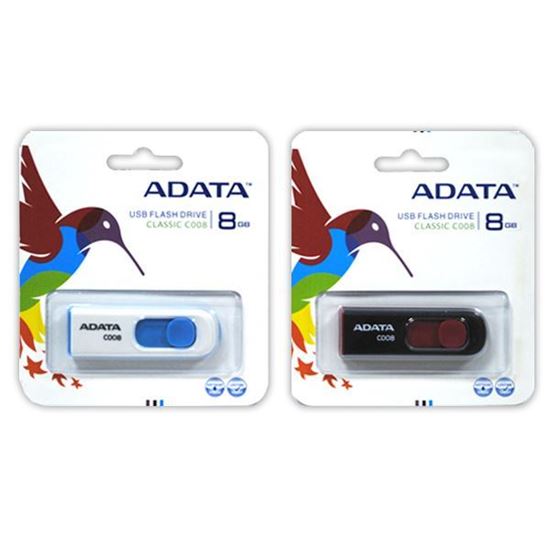 Изображение USB накопитель ADATA 4Gb бело-голубой