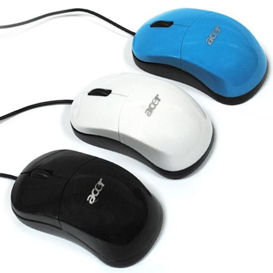 Изображение Мышь компьютерная проводная Acer MC-320 голубая