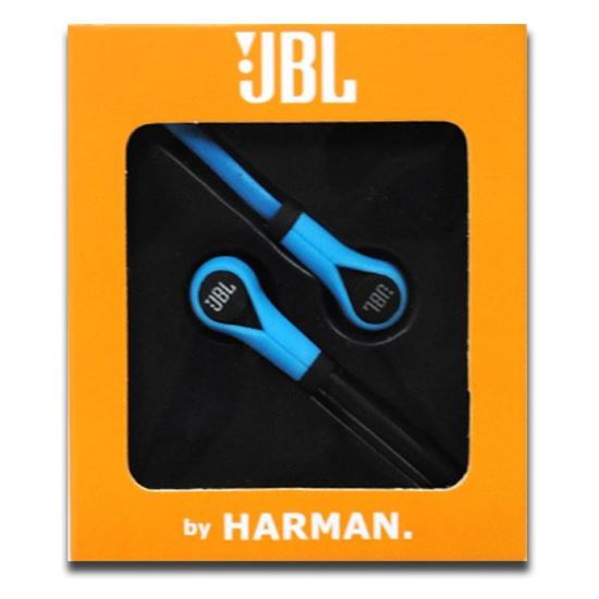 Изображение Наушники вакуумные JBL JL-7 (MP3, CD, iPod, iPhone, iPad) в коробке голубые