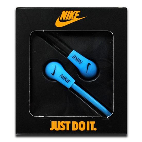 Изображение Наушники вакуумные Nike NK-9 (MP3, CD, iPod, iPhone, iPad) в коробке голубые