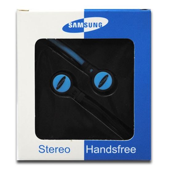 Изображение Наушники вакуумные Samsung SM-13 (MP3, CD, iPod, iPhone, iPad) в коробке голубые