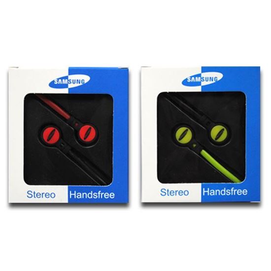 Изображение Наушники вакуумные Samsung SM-13 (MP3, CD, iPod, iPhone, iPad) в коробке зелёные