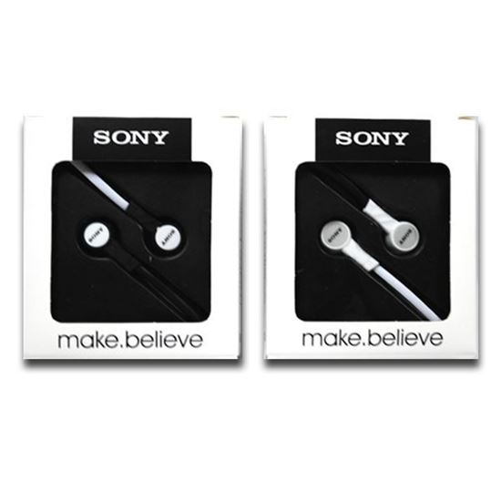 Изображение Наушники вакуумные Sony SN-12 (MP3, CD, iPod, iPhone, iPad) в коробке чёрные