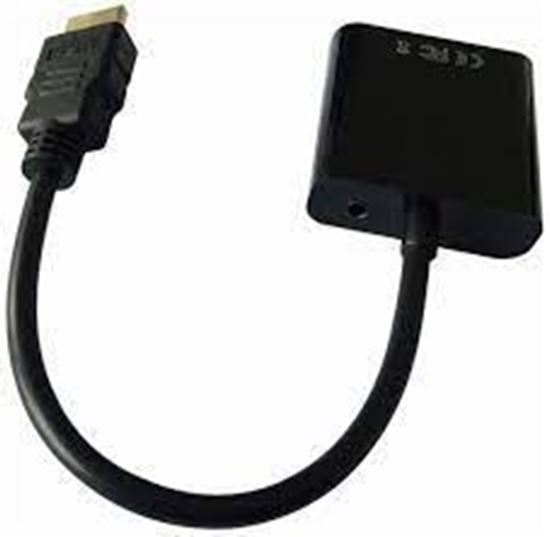 Изображение Переходник HDMI-VGA Cablexpert A-HDMI-VGA-03, 19M/15F, длина 15см, Jack3.5 аудиовыход