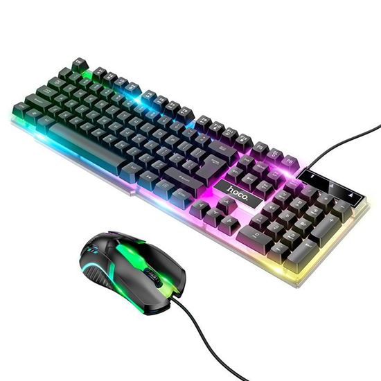 Изображение Игровая клавиатура и мышь GM11 черный hoco.