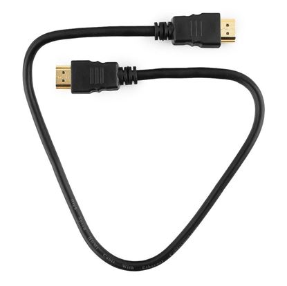 Изображение Кабель HDMI Cablexpert CC-HDMI4-0.5M, 0.5м, v2,0, 19M/19M, черный